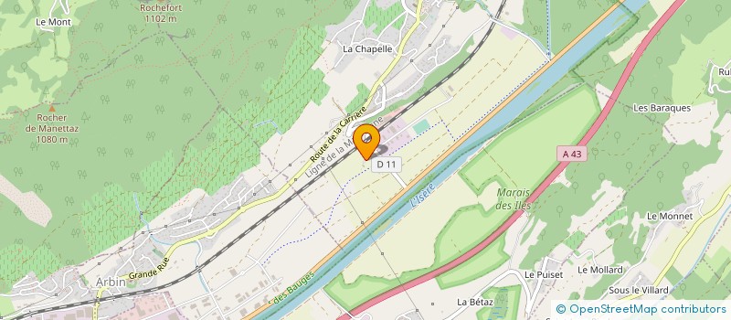 localisation de l'entreprise MTP à CRUET