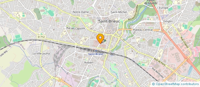localisation de l'entreprise MTP à SAINT-BRIEUC