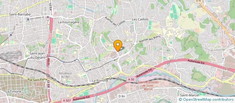 localisation de l'entreprise MTP à MARSEILLE