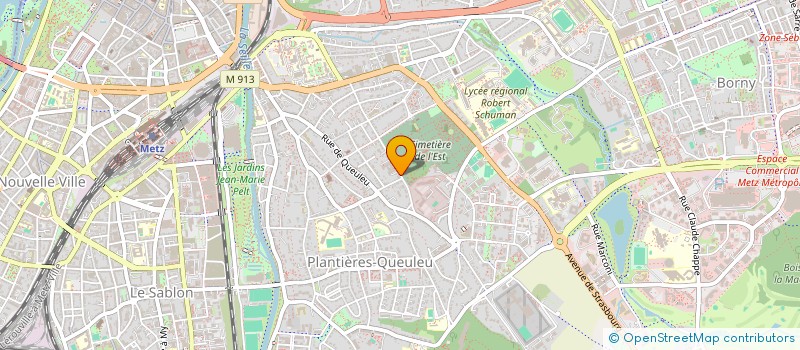 localisation de l'entreprise MTP  METZ