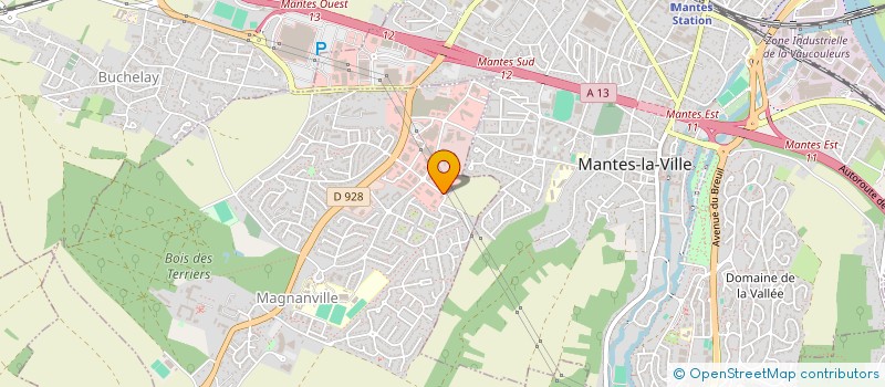 localisation de l'entreprise MTP à MAGNANVILLE