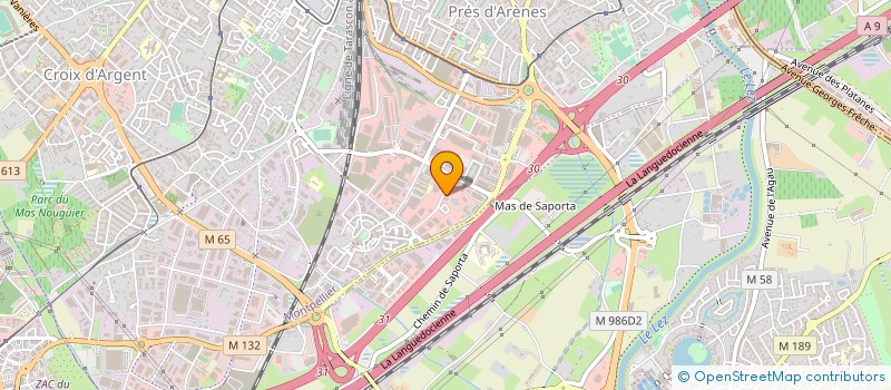 localisation de l'entreprise MTP AUTO-34 à MONTPELLIER