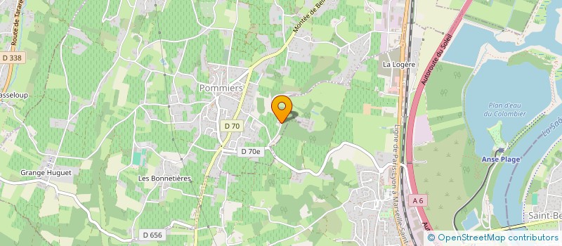 localisation de l'entreprise MTP CO-SHARED  POMMIERS