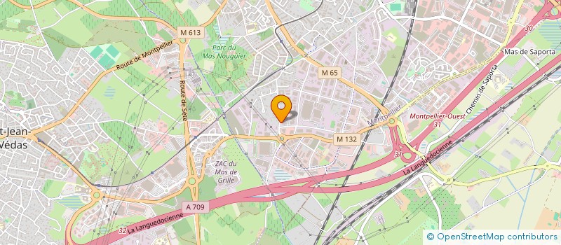 localisation de l'entreprise MTP COM à MONTPELLIER