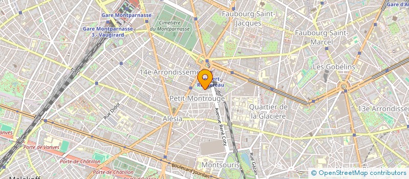 localisation de l'entreprise MTP CONSULTANTS  PARIS 14