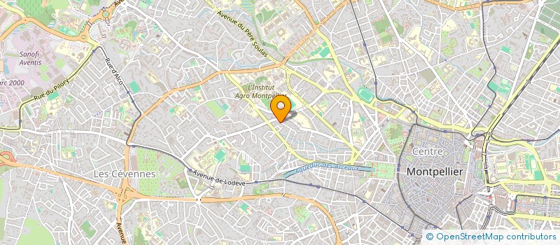 localisation de l'entreprise MTP DEVELOPPEMENT à MONTPELLIER