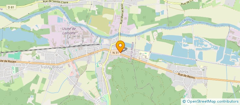 localisation de l'entreprise MTP DISTRI à AMIENS