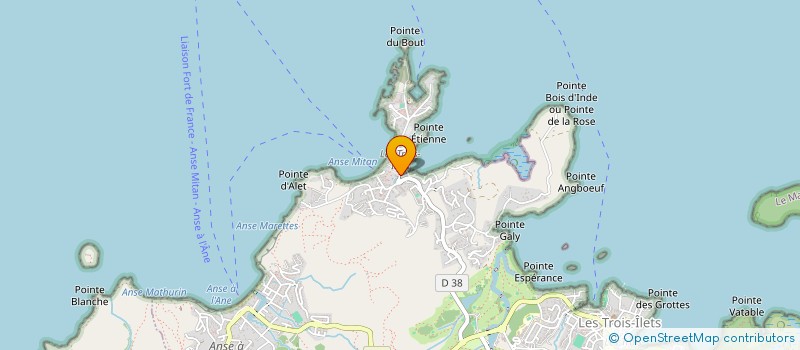 localisation de l'entreprise MTP ELECTRICITE à LES TROIS-ILETS