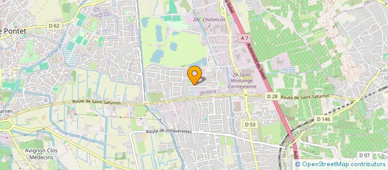 localisation de l'entreprise MTP ENERGIE à VEDENE