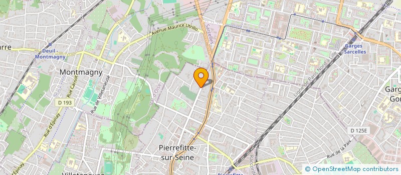 localisation de l'entreprise MTP ENVIRONNEMENT à MAISONS-ALFORT