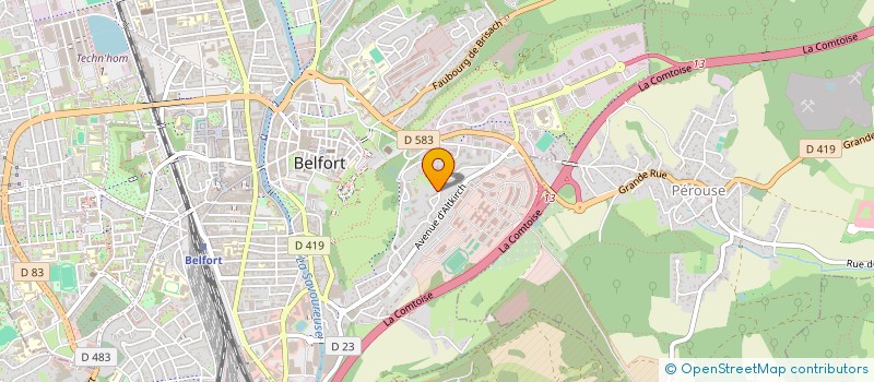 localisation de l'entreprise MTP EURL  BELFORT