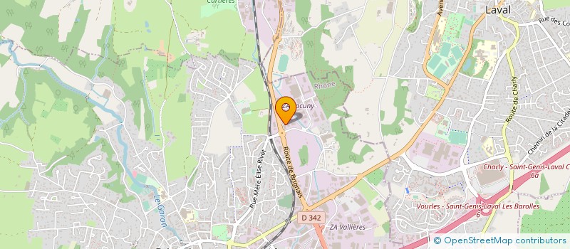 localisation de l'entreprise MTP FINANCE  BRIGNAIS