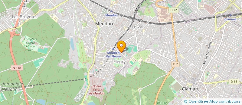 localisation de l'entreprise MTP INVEST à MEUDON