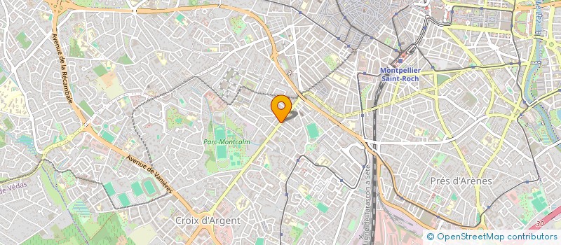 localisation de l'entreprise MTP LEGEND à MONTPELLIER