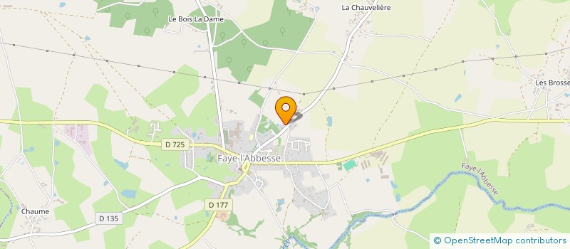 localisation de l'entreprise MTP MDESAMIANTAGE  FAYE-L'ABBESSE