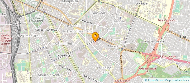 localisation de l'entreprise MTP MENUISERIE à LYON