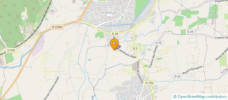 localisation de l'entreprise MTP SARL  GRAVESON