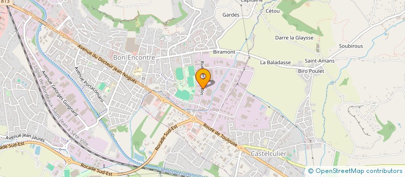 localisation de l'entreprise MTP SOLS à BON-ENCONTRE