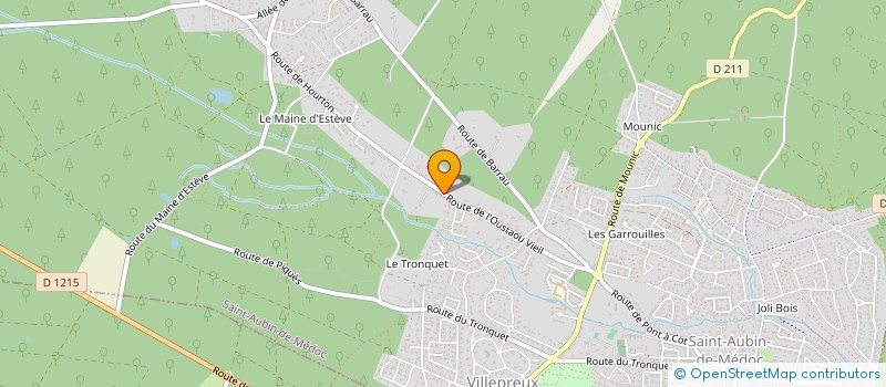 localisation de l'entreprise MTPC  SAINT AUBIN DE MEDOC