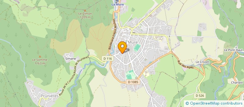 localisation de l'entreprise MTPE  LA MURE