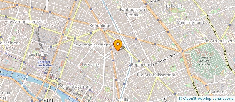 localisation de l'entreprise MTPL  PARIS