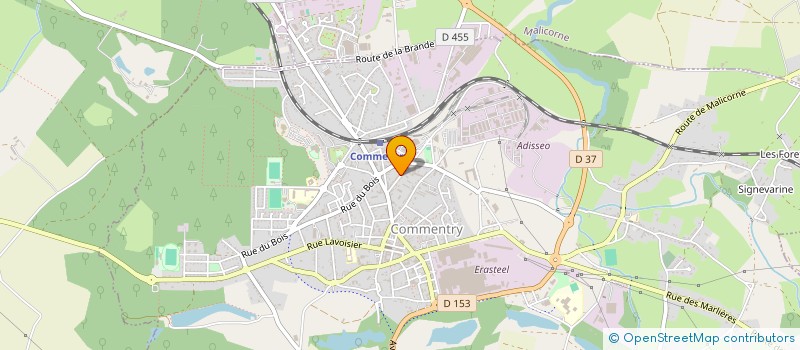 localisation de l'entreprise MTPLOC  COMMENTRY