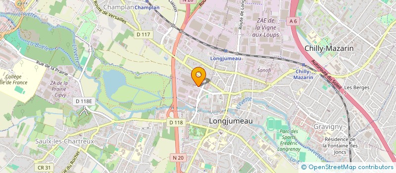 localisation de l'entreprise MTPP à LONGJUMEAU