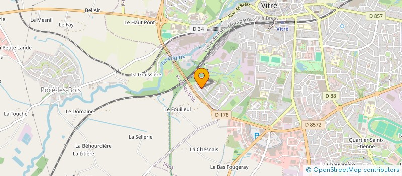 localisation de l'entreprise MTQ HAPPY à VITRE