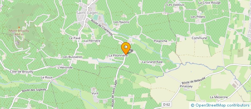 localisation de l'entreprise MTR IMMOBILIER  SAINT-LAGER