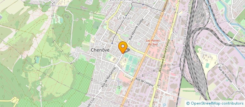 localisation de l'entreprise MTR TELECOMMUNICATION à CHENOVE