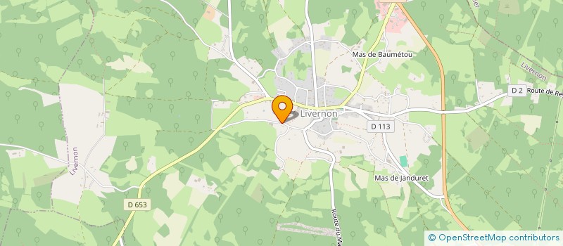localisation de l'entreprise MTRADECO EUROPE à LIVERNON