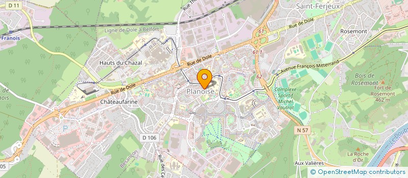 localisation de l'entreprise MTRE  BESANCON