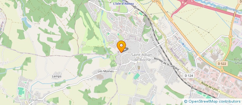 localisation de l'entreprise MTS  SAINT-ALBAN-DE-ROCHE