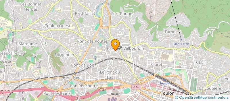 localisation de l'entreprise MTS  TOULON