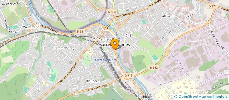 localisation de l'entreprise MTS à SARREGUEMINES