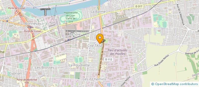 localisation de l'entreprise MTS à VAULX-EN-VELIN