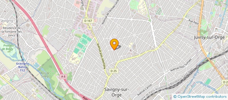 localisation de l'entreprise MTS  SAVIGNY-SUR-ORGE
