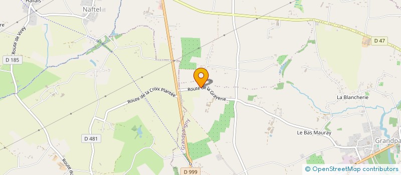 localisation de l'entreprise MTS  GRANDPARIGNY