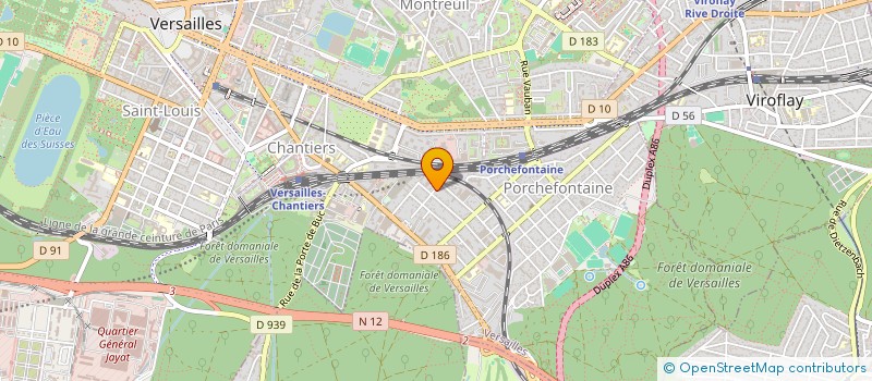 localisation de l'entreprise MTS à VERSAILLES