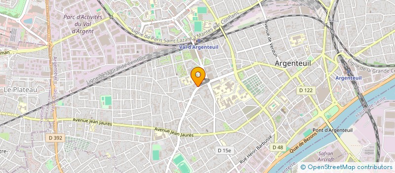 localisation de l'entreprise MTS CONSEIL à ARGENTEUIL