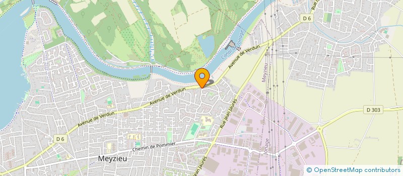 localisation de l'entreprise MTS EURL à MEYZIEU