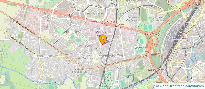 localisation de l'entreprise MTS EXPLOITATION à STRASBOURG