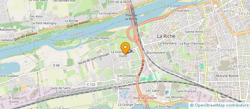 localisation de l'entreprise MTS IMMOBILIER  LA RICHE