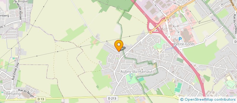 localisation de l'entreprise MTS INDUSTRIE  AUBRY-DU-HAINAUT