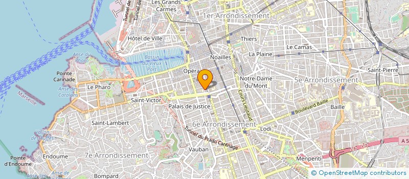 localisation de l'entreprise MTS INTERNATIONAL à MARSEILLE