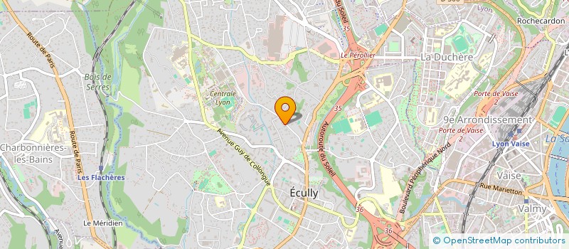 localisation de l'entreprise MTS INVEST  ECULLY