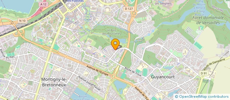 localisation de l'entreprise MTS IT CONSULTING  GUYANCOURT