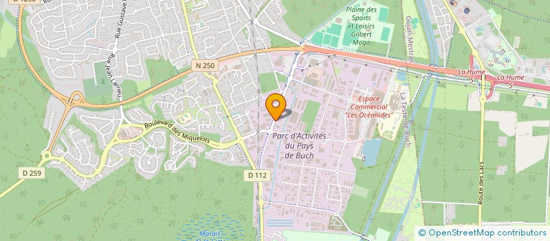 localisation de l'entreprise MTS LOGISTIC  LA TESTE-DE-BUCH