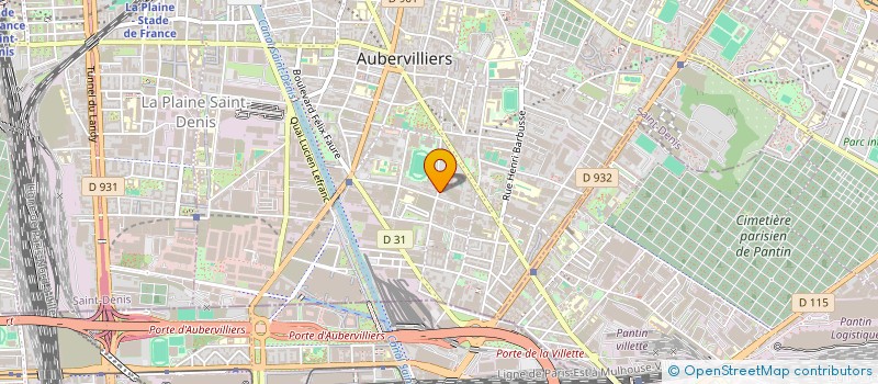 localisation de l'entreprise MTS NICOLAI  AUBERVILLIERS