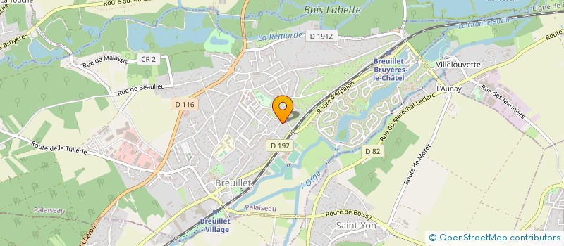 localisation de l'entreprise MTS PALETTES à BREUILLET